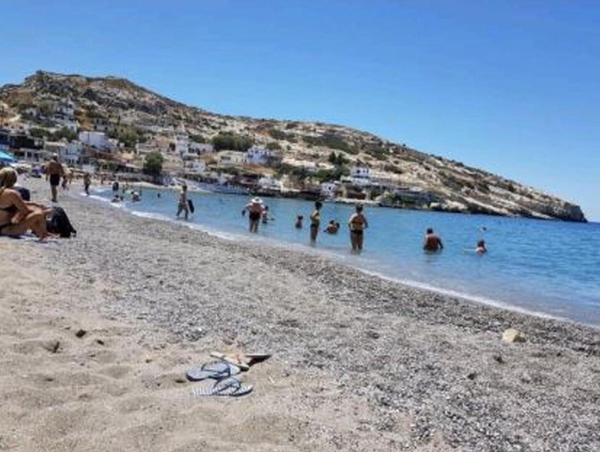 Stone House Elefteria Near Matala Beach Petrokefalion Exterior photo